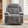 Merax Massagesessel mit 8-Punkt-Massagefunktion, Fernsehsessel mit USB-Anschluss (Chenille-Stoff, 1-St), Relaxsessel mit Heizfunktion & Hebefunktion, Staufach & Seitentaschen Bild 2