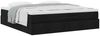vidaXL Ottoman-Bett mit Matratzen Schwarz 200x200 cm Stoff 3311136 Bild 5
