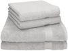 Betz 'PREMIUM' Handtuch Set, 4-tlg., 2 Handtücher und 2 Duschtücher, 100% Baumwolle, 70x140 / 50x100 cm, Silbergrau Bild 2