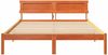 vidaXL Bettrahmen Wachsbraun 150 x 200 cm Massives Kiefernholz 872817 Bild 5