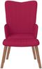 vidaXL Relaxsessel mit Hocker Weinrot Samt [327671] Bild 3