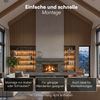 skølm 'Rune' 3D Akustikpaneele, Eiche, hochwertige Holzoptik Furnier und MDF, 120x60 cm, Wandpaneele mit Schallschutz, 4er Set Bild 5