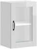 vidaXL Küchen-Hängeschrank mit Glastür Porto Hochglanz-Weiß 854009 Bild 2
