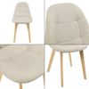 Esszimmerstuhl Kopparberg 2er-Set Beige en. casa Bild 5