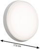 KONSTSMIDE No. 7974-250 Aussenwand- und Deckenleuchte Cesena LED 3000 K weiß rund Bild 3