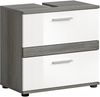 welltime Waschbeckenunterschrank Lucca, Breite 60 cm, 2 Schubkästen Badschrank, Bad-Möbel, Badezimmer Bild 2