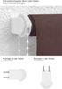 Lysel Outlet - Verdunkelungsrollo Dunkelbraun, (B x H) 82.50cm x 190cm in braun/dunkelbraun Bild 3