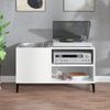 vidaXL Plattenschrank Hochglanz-Weiß 84,5x38x48 cm Holzwerkstoff 831951 Bild 3