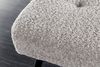 riess-ambiente Sitzbank BOUTIQUE 100cm champagner greige / schwarz (Einzelartikel, 1-St), Wohnzimmer · Bouclé · Metall · Esszimmer· Flur · Schlafzimmer Bild 3
