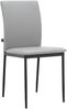 Polsterstuhl >Saerik< (2er-Set) in Grau, PU - 44x88x51cm (BxHxT) Bild 4