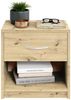 Nachtkommode >Pepe< in Artisan Eiche Nachbildung - 39x41x28cm (BxHxT) Bild 3