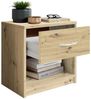 Nachtkommode >Pepe< in Artisan Eiche Nachbildung - 39x41x28cm (BxHxT) Bild 4