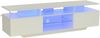 TV-Schrank 160x40x45 cm in Weiß, Hochglanz mit LED-App-Steuerung, 2 Türen und 8 Ablageflächen Bild 5