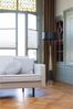 Sofa Rodeo 2,5 Sitzer aus Bouclé, modern, natur, weicher Stoff und schlanke Metallfüße Bild 2