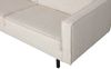Sofa Rodeo 2,5 Sitzer aus Bouclé, modern, natur, weicher Stoff und schlanke Metallfüße Bild 5