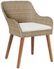 vidaXL Gartenstuhl 2 pcs Beige 62,5 x 55 x 82 cm Poly-Rattan 42006215 Bild 4