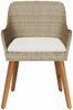 vidaXL Gartenstuhl 2 pcs Beige 62,5 x 55 x 82 cm Poly-Rattan 42006215 Bild 5