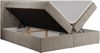 Boxspringbett, Doppelbett Matratze und Topper, Polsterbett - CENTOS - 180x200cm - Grau Velours - H3 Bild 4