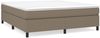 Boxspringbett Taupe 180x200 cm Stoff [3120882] Bild 2