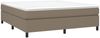 Boxspringbett Taupe 180x200 cm Stoff [3120882] Bild 3