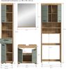 Xonox Scout Badkombination (B/H/T: 190x191x34 cm) in Salbei und Artisan Eiche Nachbildung Bild 4