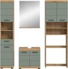 Xonox Scout Badkombination (B/H/T: 190x191x34 cm) in Salbei und Artisan Eiche Nachbildung Bild 2