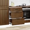 vidaXL Küchen-Unterschrank Lucca Braun Eichen-Optik Holzwerkstoff 854276 Bild 3