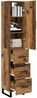vidaXL Highboard Altholz 34,5 x 34 x 180 cm Holzwerkstoff 3415703 Bild 3