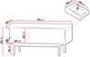 Couchtisch Agova AL12 (Farbe: Anthrazit / Hellbeige) Bild 3