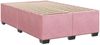 vidaXL Boxspringbett mit Matratze Rosa 120x200 cm Samt 3286287 Bild 5