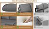 Celya Gartenlounge-Set Gartenmöbel Set mit Esstisch, für Balkon Garten Terrasse, (verstellbare Beine, Möbelset für 6-7 Personen), Ecksofa mit verzinktem Eisengestell Bild 2