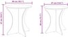 vidaXL Couchtisch 2 pcs Wachsbraun Massivholz Kiefer 873567 Bild 4