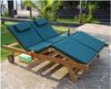 Teak Gartenliege Cuneo (Doppelliege) Bild 3