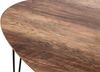 HAKU Möbel Beistelltisch, MDF, schwarz-eiche, B 48 x T 48 x H 48 cm Bild 5