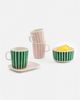 Marimekko Tasse Becher Oiva Piccolo Weiß Grün (Groß) Bild 1