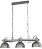 Eglo 43168 Pendelleuchte LUBENHAM 1 nickel-antik, creme E27 3X28W L:90cm B:20cm H:110cm dimmbar Bild 3