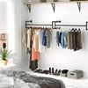 Songmics Kleiderstange (2 St) Wandmontage bis 60 kg belastbar HSR64BK-02 Bild 3