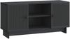 vidaXL TV-Schränk 102 x 34,5 x 50 cm Schwarz Holzwerkstoff 894006 Bild 2