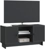 vidaXL TV-Schränk 102 x 34,5 x 50 cm Schwarz Holzwerkstoff 894006 Bild 3