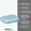 WESTMARK Lunchbox Brotdose/Snackbox, mit Klick-Verschluss, Höhe: ca. 3,7 cm, Blau, PP Bild 4