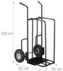 Relaxdays Kaminholzwagen XL Metall Bild 5