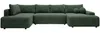 Vente-unique - DAVISO Sofa Stoff Grün - B 204 cm x H 87 cm x L 360 cm Bild 2