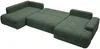 Vente-unique - DAVISO Sofa Stoff Grün - B 204 cm x H 87 cm x L 360 cm Bild 4