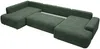 Vente-unique - DAVISO Sofa Stoff Grün - B 204 cm x H 87 cm x L 360 cm Bild 5