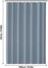 Duschvorhang Anti-schimmel Stoff Wasserdicht Waschbar Blau 180x180 cm Bild 2
