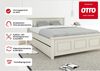 OTTO home Massivholzbett ERIK', Made in Europe, optional mit Schublade, Massivholz Kiefer (FSC® zertifiziert), in mehreren Größen, Landhausstil mit Kassettenoptik Bild 4