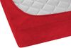 biberna Frottee-Stretch-Spannbetttuch 0012344, rot, 1x 140x200 cm - 160x200 cm Bild 2