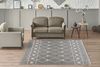 Rhombus 325 Grau / Beige 80cm x 150cm Bild 3