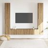 vidaXL TV-Wandschränke 6 Stk. Artisan-Eiche Holzwerkstoff 3328986 Bild 3