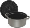 Staub La Cocotte 26cm rund Graphit-grau, Gusseisen Auflaufformen + Bräter Bild 4